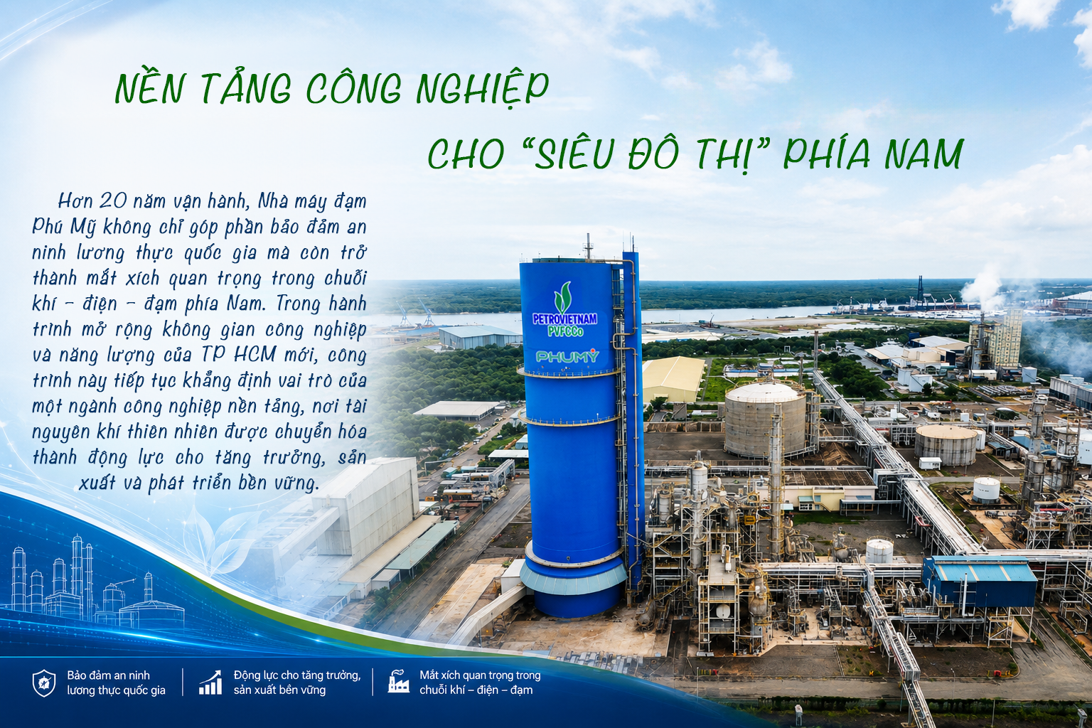 [P-Magazine] Nhà máy Đạm Phú Mỹ - Mắt xích quan trọng trong hệ sinh thái công nghiệp TP Hồ Chí Minh”